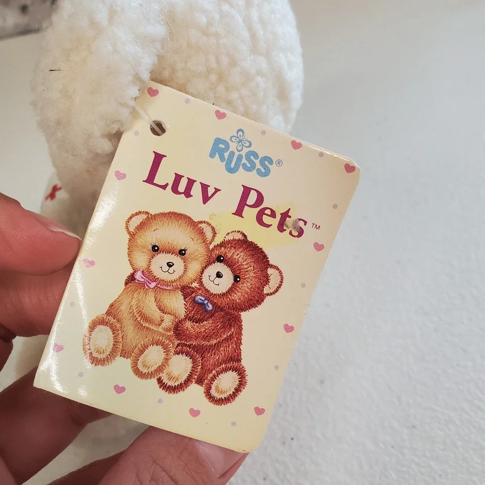 RUSS‎ Luv Pets Broken Arm White Teddy Bear 